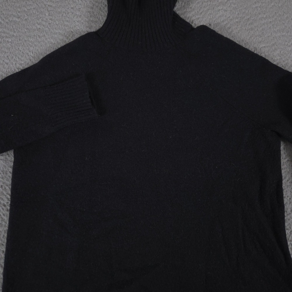 J.Crew Sweater Womens XS Black Turtleneck In Supersoft Yarn Alpaca Wool Blend